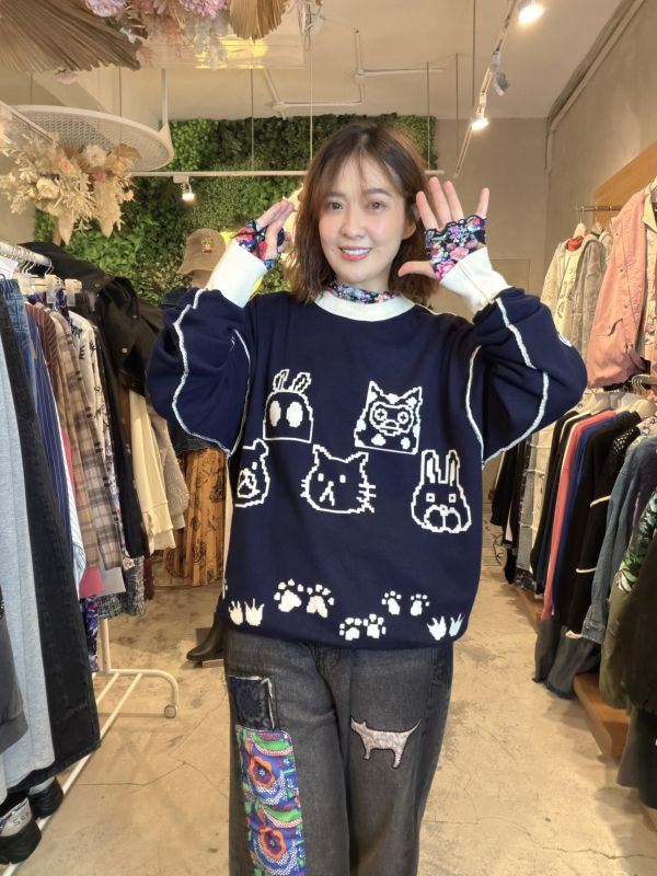 Parity雙面穿公仔針織上衣 