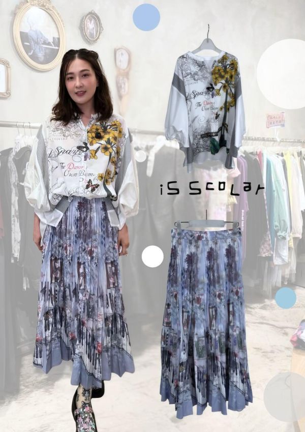 窗花百褶裙 