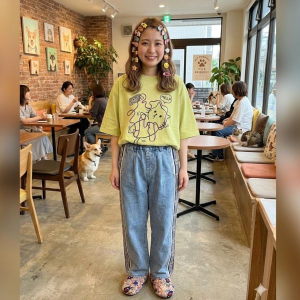 秋冬9月-滿版塗鴉造型毛鞋 