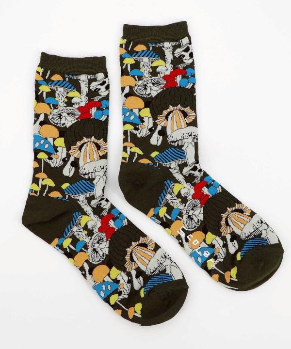 秋冬9月-蘑菇森林襪 