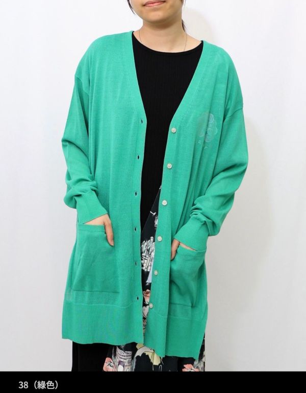 涼感-素面針織外罩 