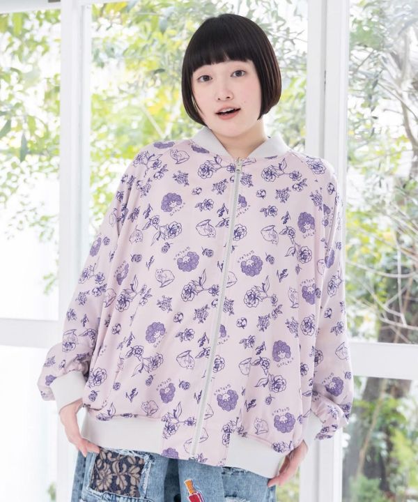 海外限定-雙面穿貓刺繡夾克 