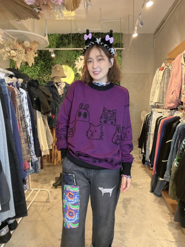 Parity雙面穿公仔針織上衣 