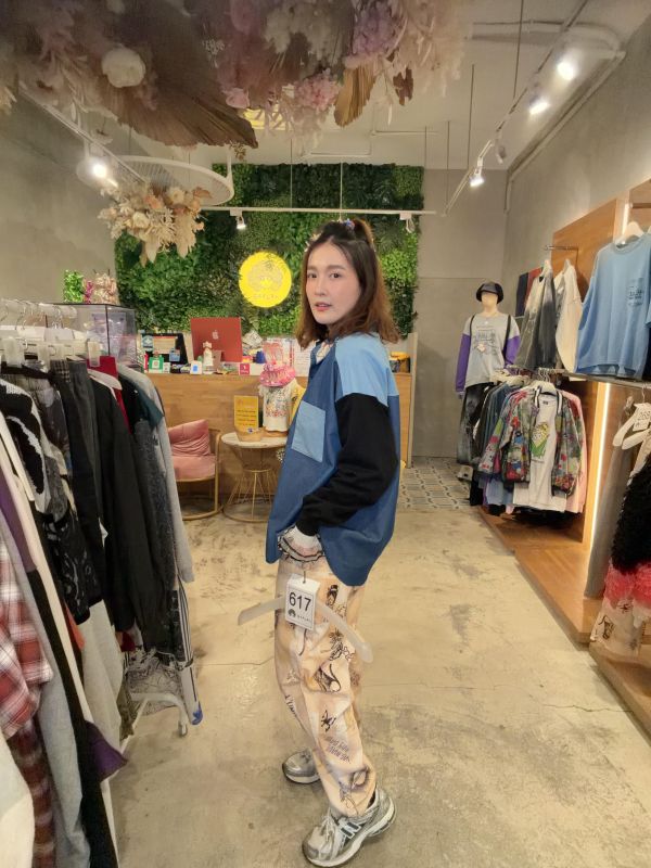 限時優惠 - 法式暈染老爺褲 