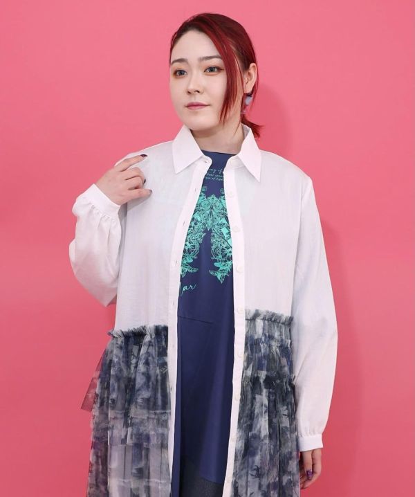 魔女秘密拼紗造型洋裝 