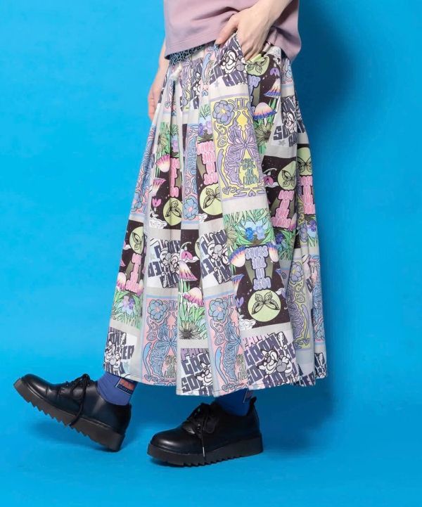 美式塗鴉口袋裙 