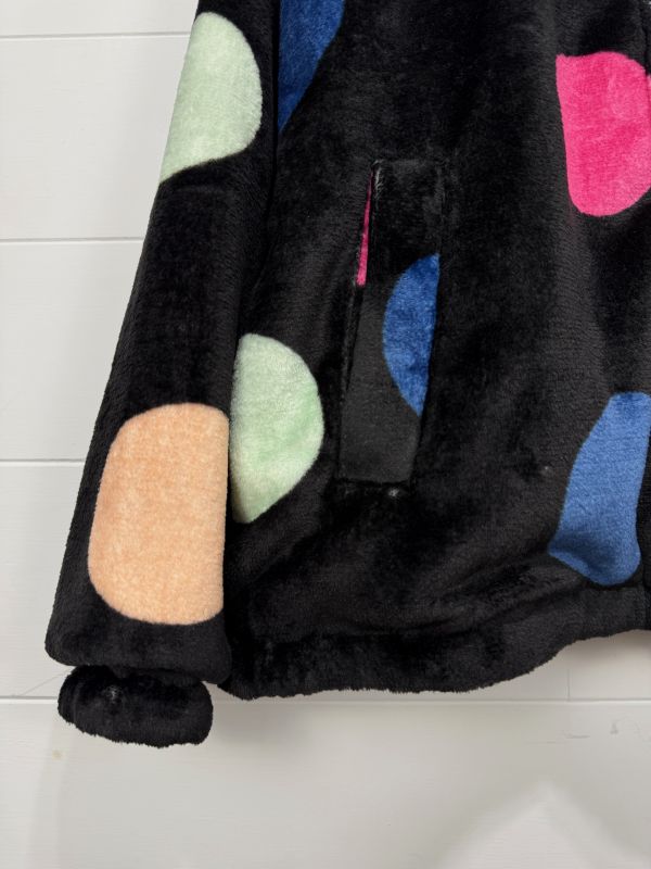 彩色點點法蘭絨外套 