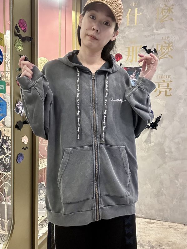 暈染小塗鴉連帽外套 