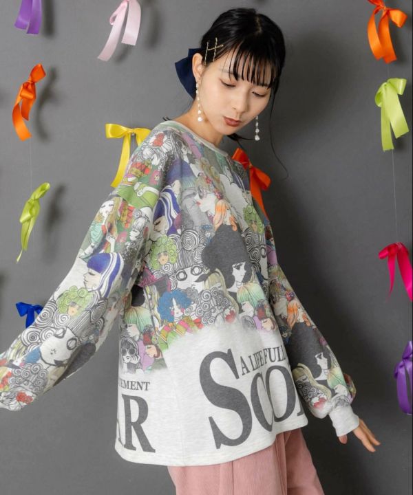 娃頭城市造型上衣 