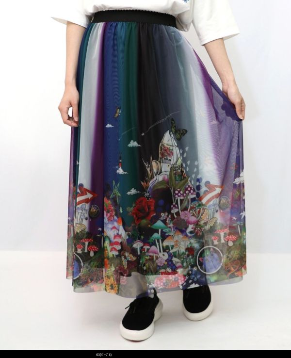 宇宙星球軟紗裙 