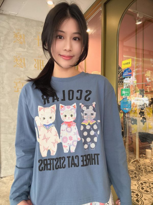 招財貓咪三姊妹 