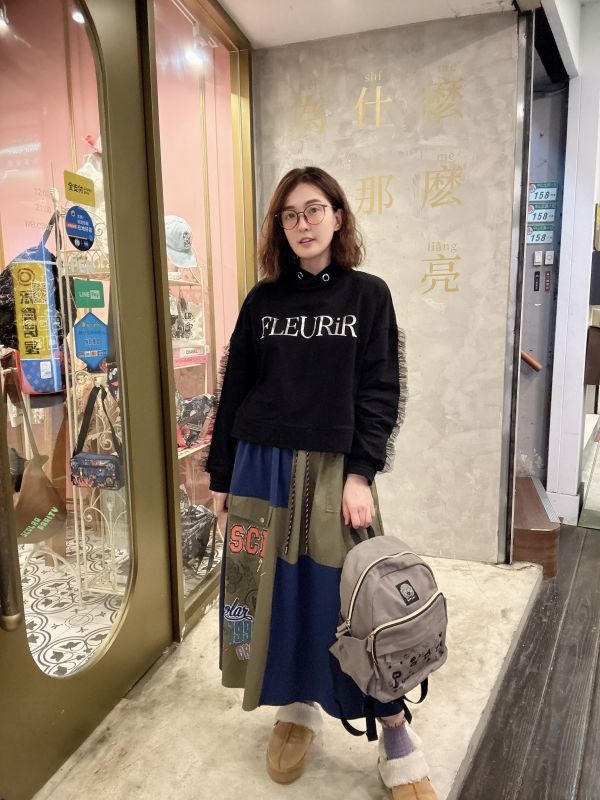 偽裝兔兔帆布後背包 