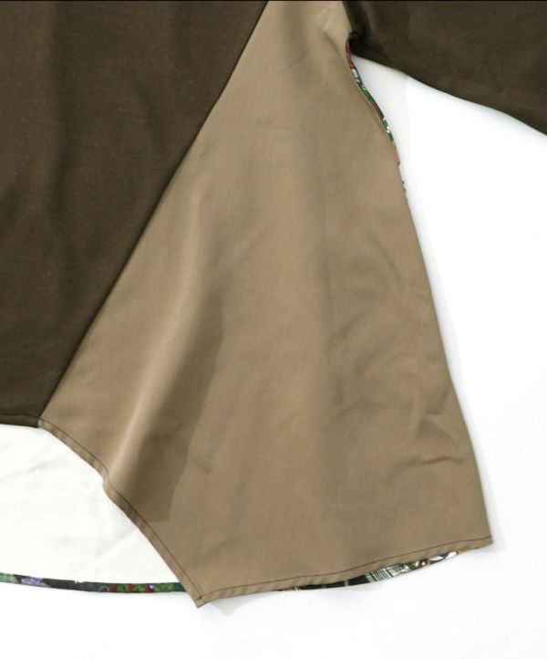 聚寶盆異彩拼接不規則上衣 