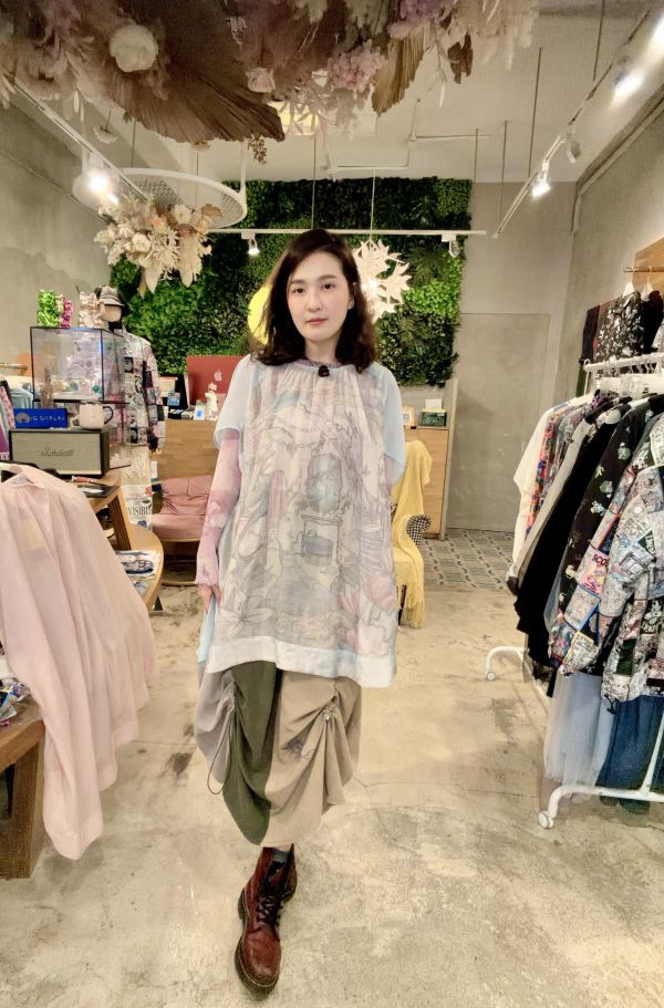 人魚閨房雪紡上衣 