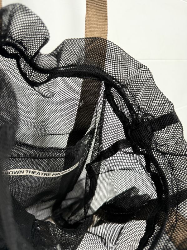 抓皺網格束口提袋 