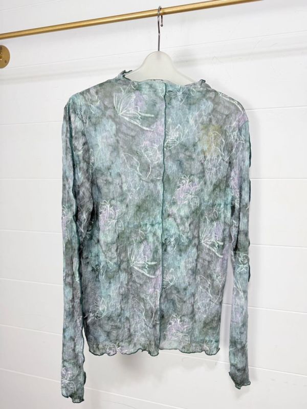 蕾絲暈染花朵內搭衣 