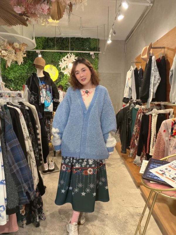 捲捲羊軟針織外罩 