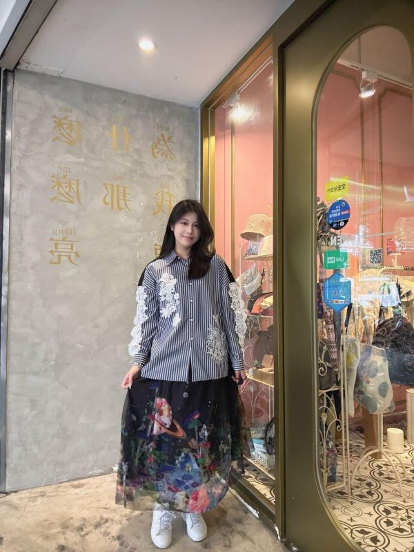 宇宙星球軟紗裙 