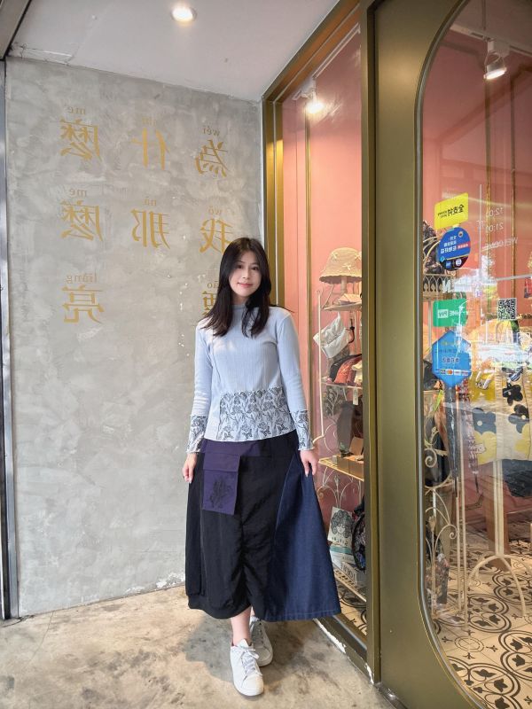 蝴蝶之鑰拼接造型裙 