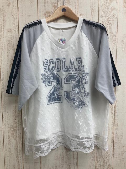 喬丹23蕾絲雙層上衣 