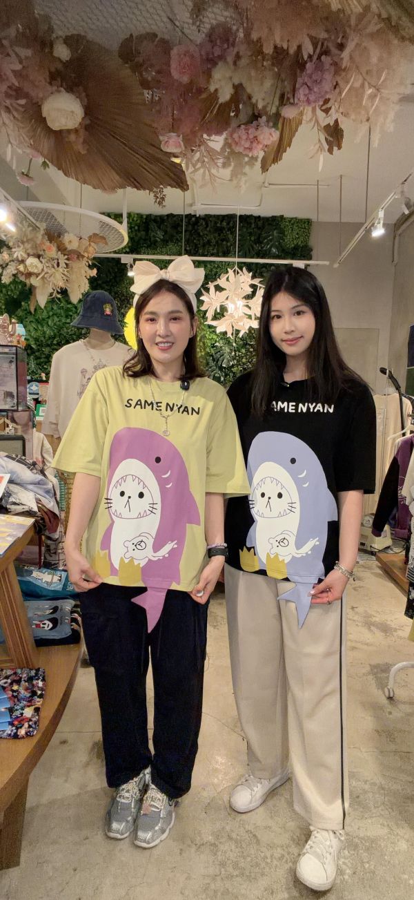 貓咪偽裝鯊魚企鵝上衣 