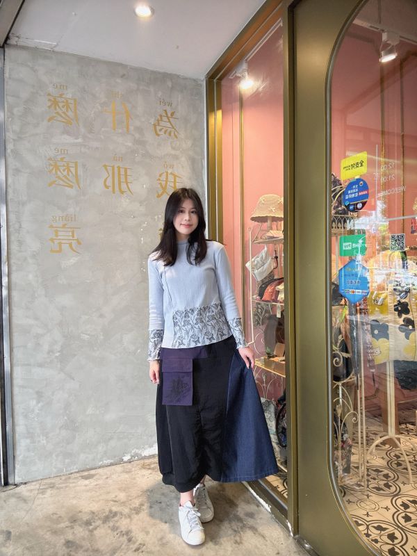 蝴蝶之鑰拼接造型裙 