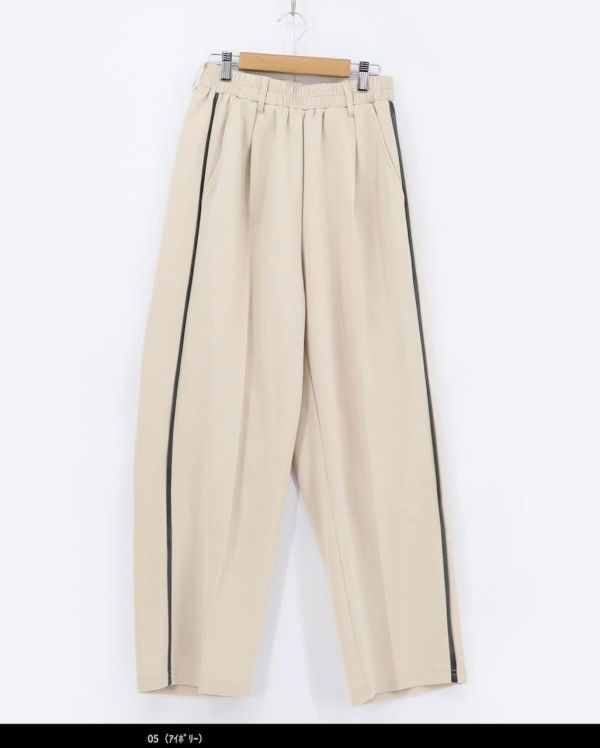 運動風花朵絲巾造型褲(可拆式) 