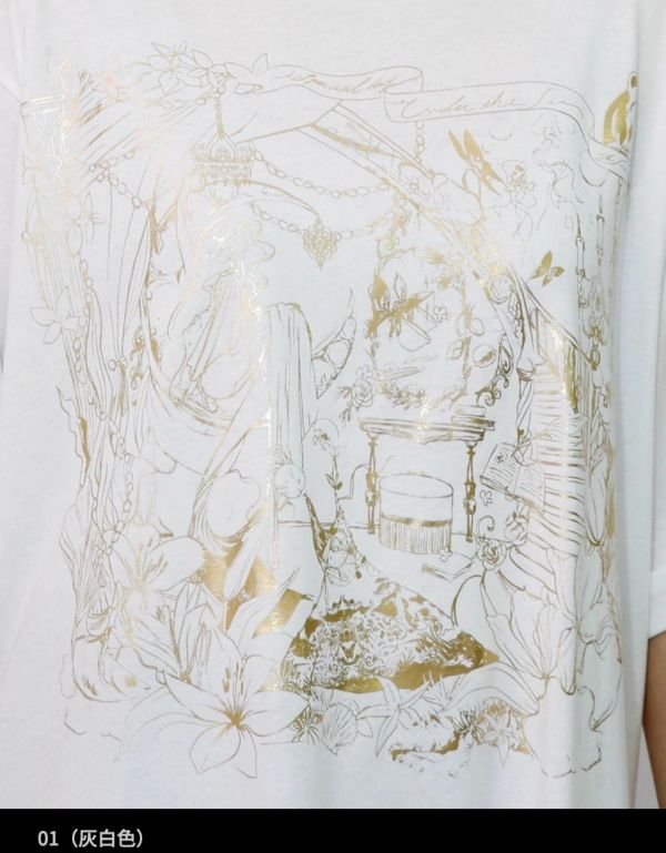 金箔美人魚拼蕾絲洋裝 