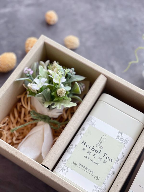 綠野仙蹤_花束花茶禮盒組 綠色奇蹟草本茶,波斯玫瑰國寶茶,德國花草茶, herbal tea, Germany tea,無咖啡因, 紓壓, 下午茶