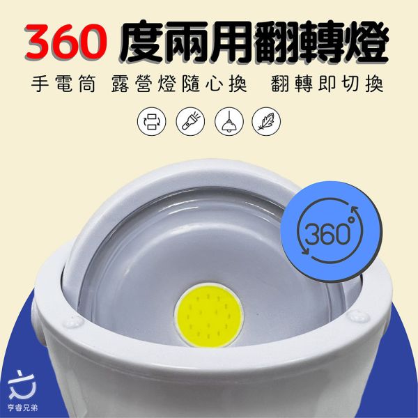 【HENRAY】翻轉兩用手電筒 