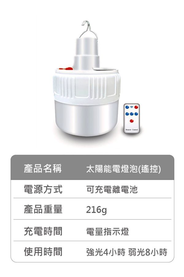 【亨睿兄弟】太陽能電燈泡 