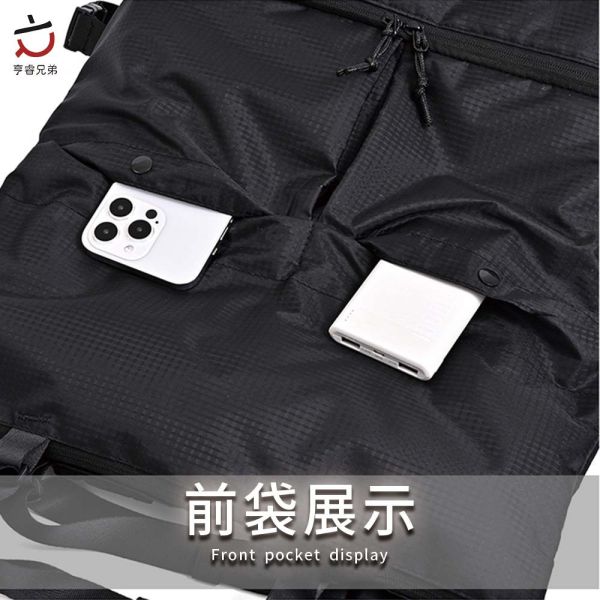 【HENRAY】簡約多用包（檀木黑／軍綠色） 