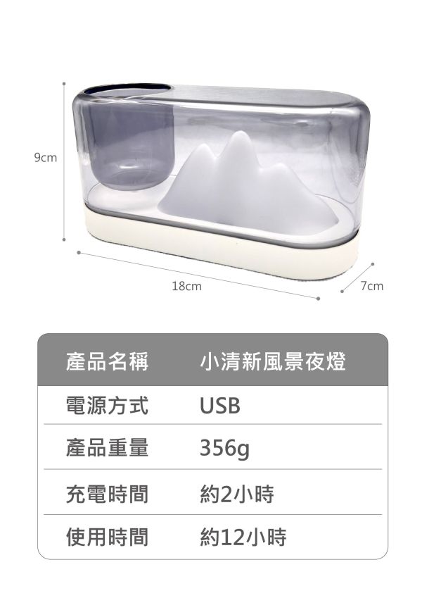 【亨睿兄弟】小清新風景夜燈 