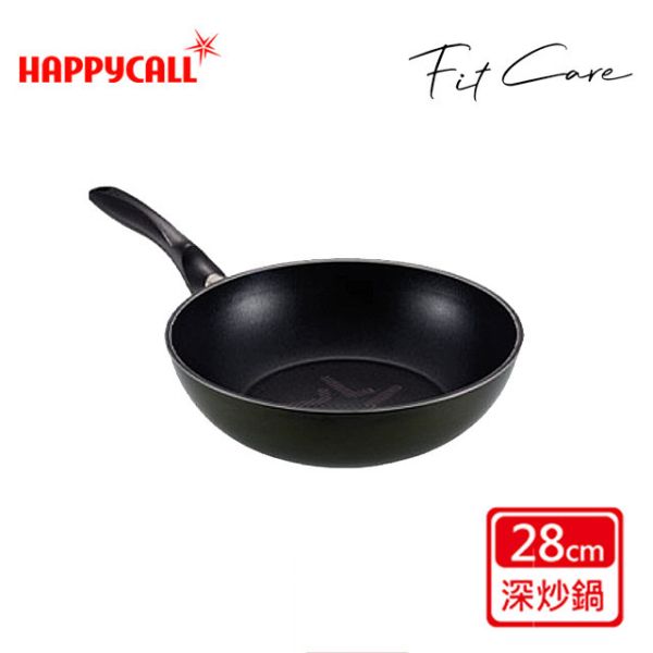 【韓國HAPPYCALL】FITCARE鈦鑽石IH不沾鍋深炒鍋28cm 