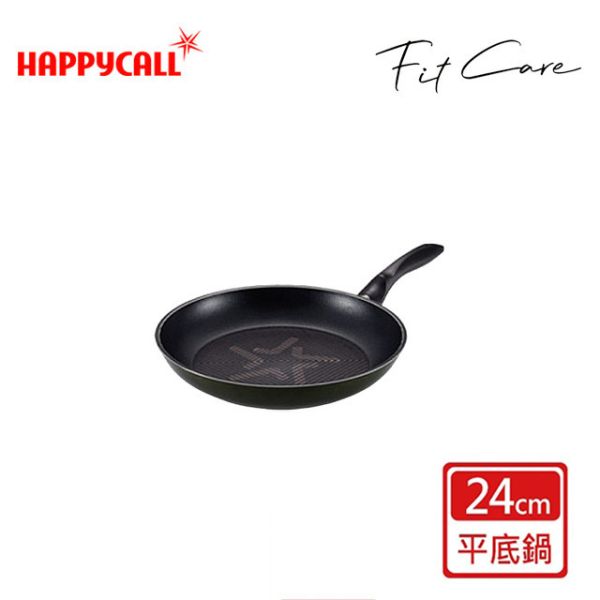 ＊芋圓團購＊【韓國HAPPYCALL】FITCARE鈦鑽石IH不沾鍋平底鍋 24cm 
