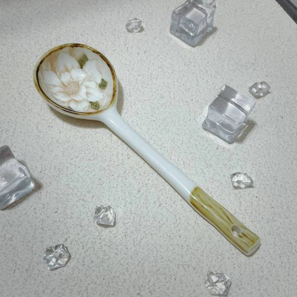 陶瓷勺（山茶花） 