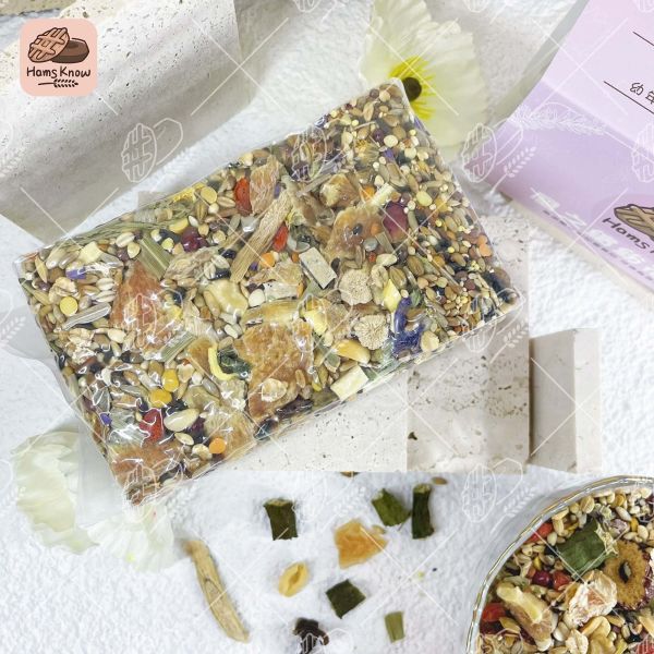 屬之繽紛花草糧 鼠知,特調鼠食,鼠知特調,倉鼠飼料,鼠主食,倉鼠,黃金鼠,愛鼠協會,咩醬王國