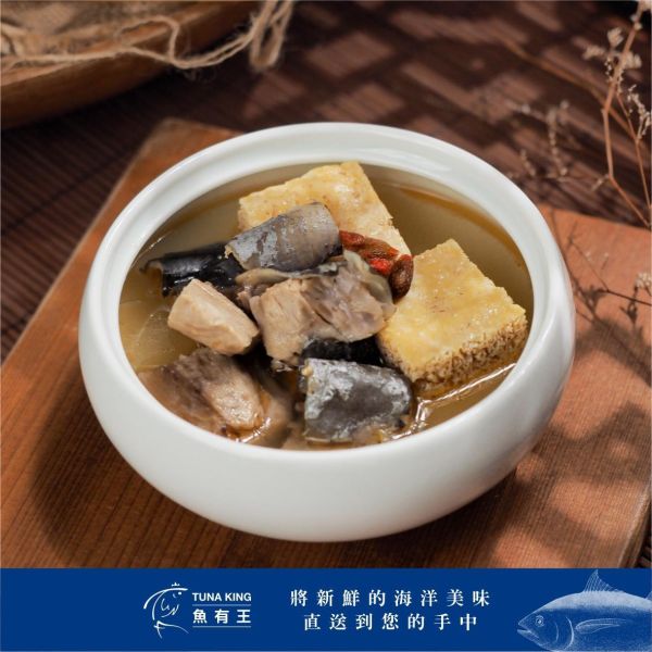 魚有王｜老薑麻油鮪魚煲(380g)｜鮪魚與黑麻油、老薑慢火熬煮 