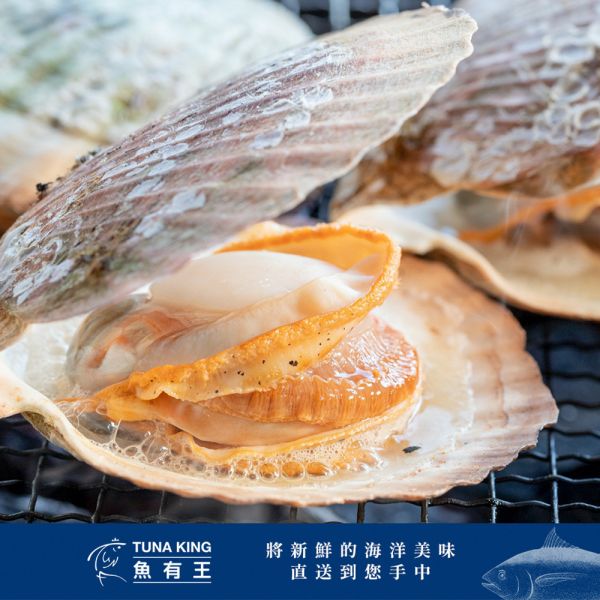 買2送3（5入免運組）日本北海道扇貝500g/包 扇貝是一種美味且營養豐富的海鮮,擁有獨特的口感和多種營養價值。扇貝主要含有高蛋白質、低脂肪、Omega-3脂肪酸、維生素B12和礦物質等營養成分。其口感鮮甜嫩滑,帶有淡淡的海洋風味,給您帶來愉悅的食用體驗。品嚐扇貝,同時享受美味和營養的雙重益處。蛋白質來源,對紅血球、神經、皮膚、肌肉有益,適合提神或運動後補充。