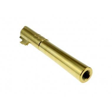 Cowcow Hi-capa OB1 SS 5.1吋 [.40 刻字] 不鏽鋼 11mm正牙 外管 (銀/黑/金) Cowcow,Hi-capa,OB1,5.1吋,.40 刻字,11正牙,外管,黑色,銀色,金色,YMS AIRSOFT,YMS,AIRSOFT,YAMASHUN,TAIWAN AIRSOFT,AIRSOFT TAIWAN,亞瑪順,生存遊戲,CCT-TMHC-014,CCT-TMHC-015,CCT-TMHC-016