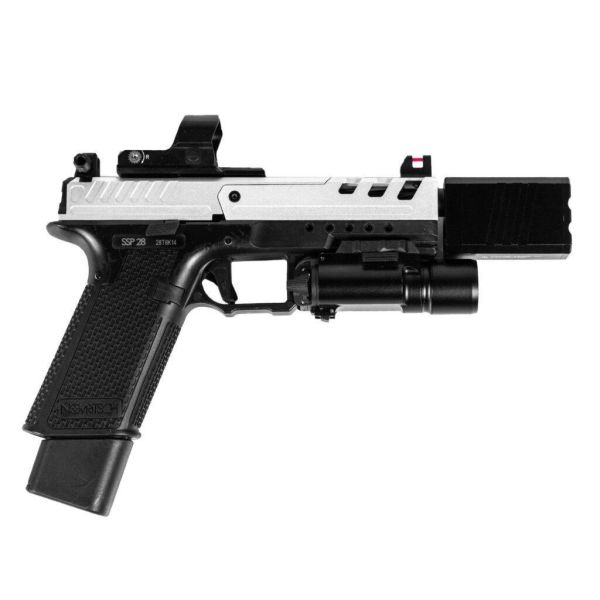 Novritsch SSP28 V2後滑套-銀色 