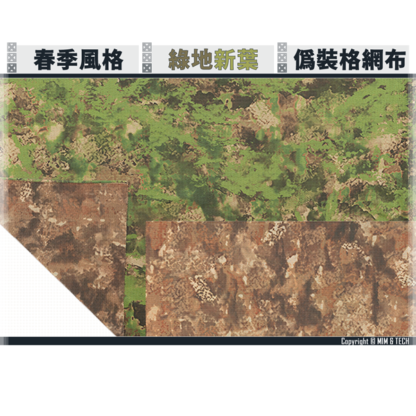 MIM & TECH S-RC-SM Reversible Camo Square Mesh (SPRING) MIM & TECH,S-RC-SM,Reversible,Camo,Square Mesh,SPRING,吉利服,偽裝服,野生觀察,林務局,巡山員,警察,YMS AIRSOFT,YMS,AIRSOFT,YAMASHUN,TAIWAN AIRSOFT,AIRSOFT TAIWAN,亞瑪順,生存遊戲