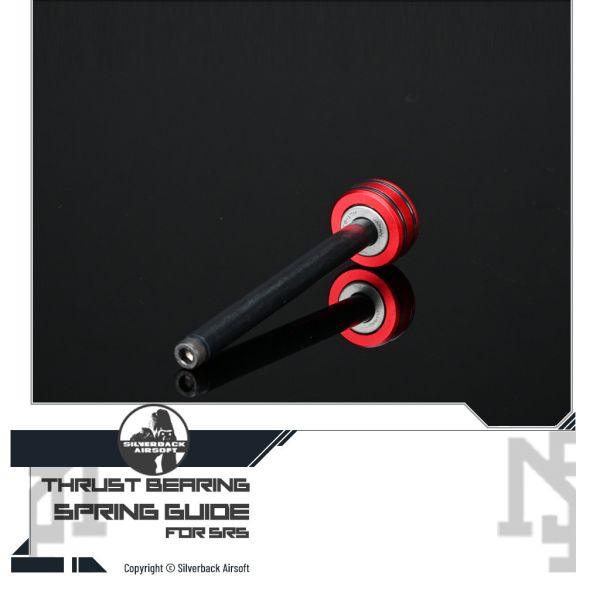 SILVERBACK SRS Alumium / Teflon Spring Guide With Thrust Bearing Silverback,SBA,SRS,Fluted,Outer Barrel,16",SBA-BSG-08,YMS AIRSOFT,YMS,AIRSOFT,YAMASHUN,TAIWAN AIRSOFT,AIRSOFT TAIWAN,亞瑪順,生存遊戲