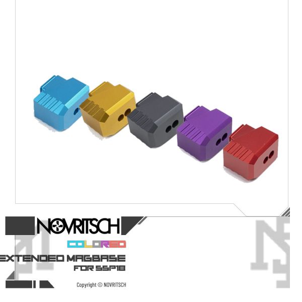 NOVRITSCH SSP18 Custom Colour Mag Extended Magbase (Blue/Gold/Grey/Purple/Red) NOVRITSCH,SSP18,Custom,Mag Extended Magbase,Blue,Gold,Grey,Purple,Red,YMS AIRSOFT,YMS,AIRSOFT,YAMASHUN,TAIWAN AIRSOFT,AIRSOFT TAIWAN,亞瑪順,生存遊戲