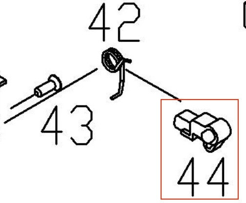 KJWORKS KP-19 原廠零件 #44 KJWORKS KP-19 原廠零件,YMS