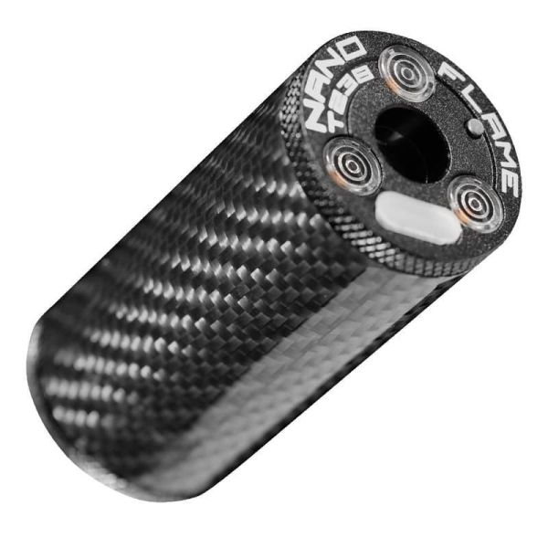 T238 新版 Nano Flame 發光器 鋁合金上下蓋不滑牙 碳纖維包覆 適合塞滅音管使用 T238 Nano Flame 發光器
