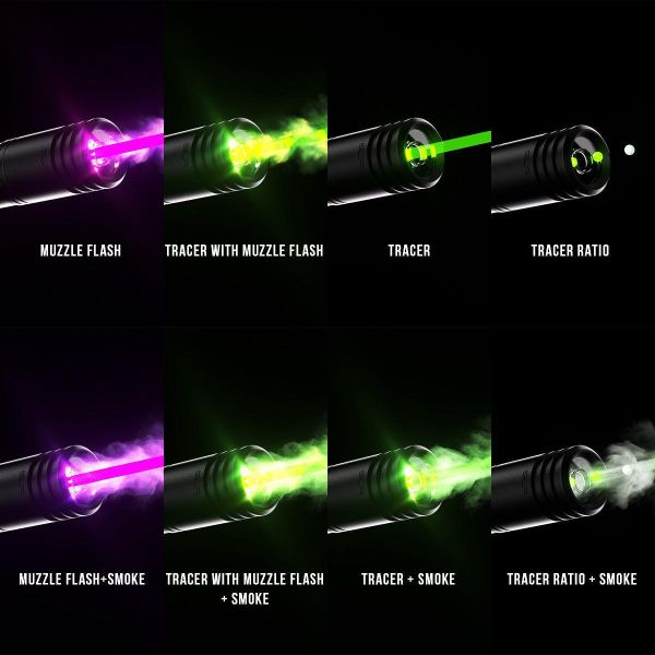 Eshooter X SLR Rifleworks 官方授權外觀 × Flare Smoky BT 智慧煙霧系統 Lancer Tactical, SLR Rifleworks, N.O.T.A.S., Flare Smoky BT, 曳光器, 煙霧曳光器, Tracer Unit, 假滅音器, Eshooter, YMS
