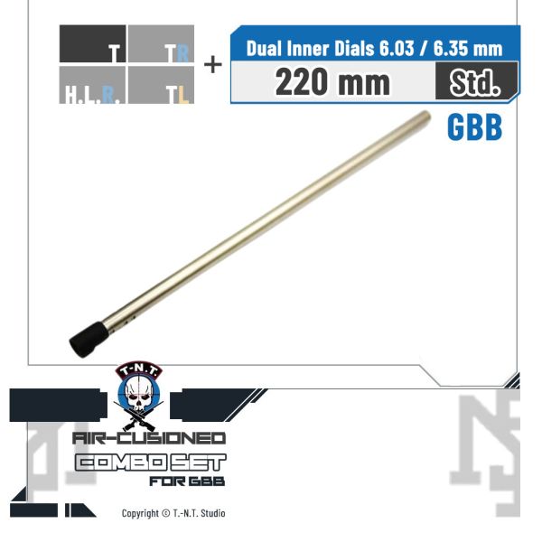 T-N.T. APS-X HOP-UP System GBB [標準] 管皮升級組 (220 mm + T-HOP/TR-HOP/HLR-HOP/TL-HOP) T-N.T.,APS-X HOP-UP System,GBB,標準,管皮升級組,精密管,內管,HOP皮,220 mm,T-HOP,TR-HOP,HLR-HOP,TL-HOP,YMS AIRSOFT,YMS,AIRSOFT,YAMASHUN,TAIWAN AIRSOFT,AIRSOFT TAIWAN,亞瑪順,生存遊戲