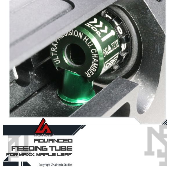 Airtech Studios Silverback SRS Advanced TDC Feeding Tube (Green for MAXX/Maple Leaf HOP-UP) Airtech Studios,SRS,Green,Advanced,TDC,Feeding Tube,MAXX,Maple Leaf,HOP-UP,YMS AIRSOFT,YMS,AIRSOFT,YAMASHUN,TAIWAN AIRSOFT,AIRSOFT TAIWAN,亞瑪順,生存遊戲
