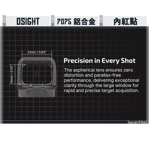 OLIGHT Osight S Red Dot 2 MOA Green Light ver. (Magnetic Charging Cover included) OLIGHT,Osight S,2 MOA,Green Light ,Magnetic Charging Cover,YMS AIRSOFT,YMS,AIRSOFT,YAMASHUN,TAIWAN AIRSOFT,AIRSOFT TAIWAN,亞瑪順,生存遊戲